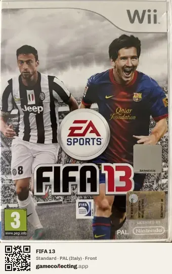 FIFA 13 Nintendo Wii, Italy box front
