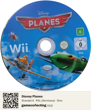 Disney Planes Nintendo Wii, PAL disc