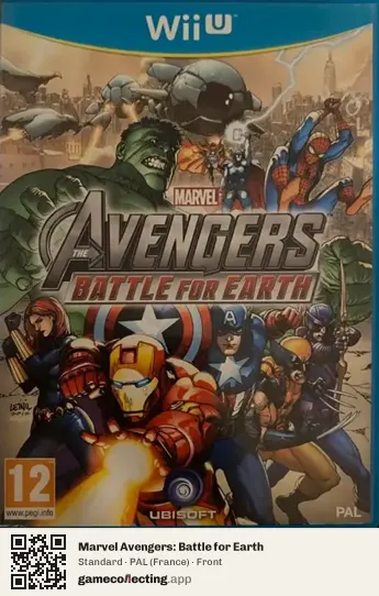 Marvel Avengers: Battle for Earth Nintendo Wii U, France box front