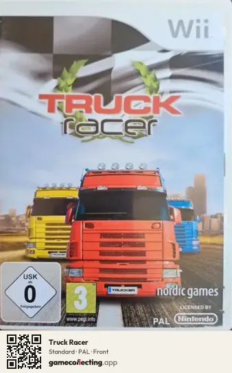 Truck Racer Nintendo Wii, PAL box front