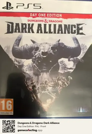 Dungeons & Dragons: Dark Alliance PlayStation 5, PAL box front