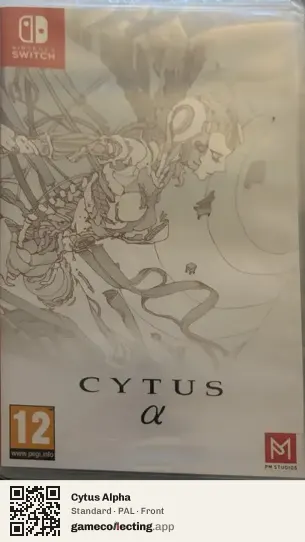 Cytus Alpha Nintendo Switch, PAL box front