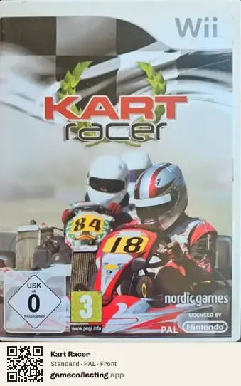 Kart Racer Nintendo Wii, PAL box front