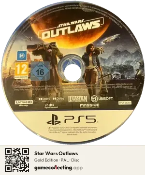 Star Wars Outlaws PlayStation 5, PAL disc