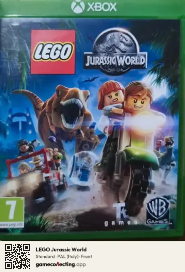 LEGO Jurassic World Xbox One, Italy box front