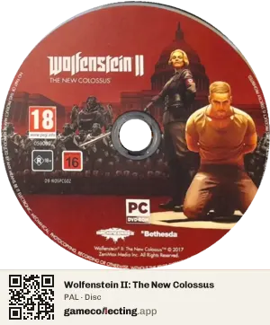 Wolfenstein II: The New Colossus Computer, PAL disc