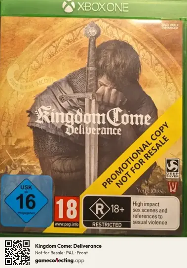 Kingdom Come: Deliverance Xbox One, PAL box front