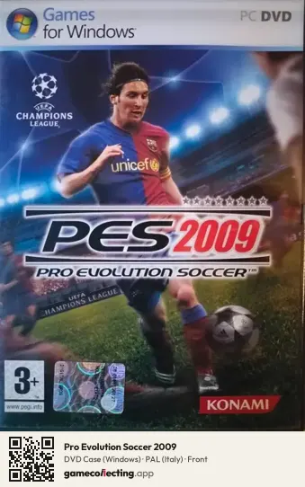 Pro Evolution Soccer 2009 Computer, Italy box front