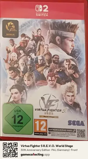 Virtua Fighter 5 R.E.V.O. World Stage Nintendo Switch 2, Germany box front