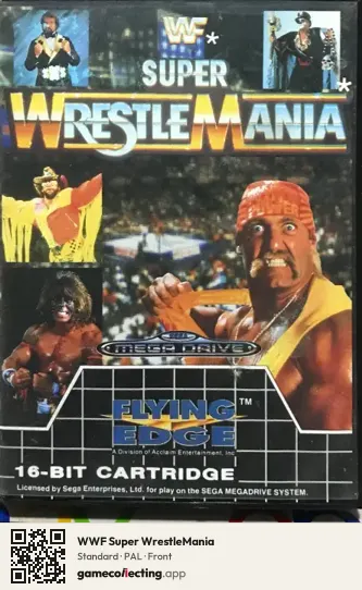 WWF Super WrestleMania Sega Mega Drive / Genesis, PAL box front