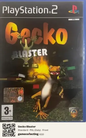 Gecko Blaster PlayStation 2, Italy box front