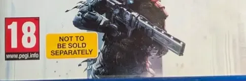 Killzone: Shadow Fall, the PEGI square on its front