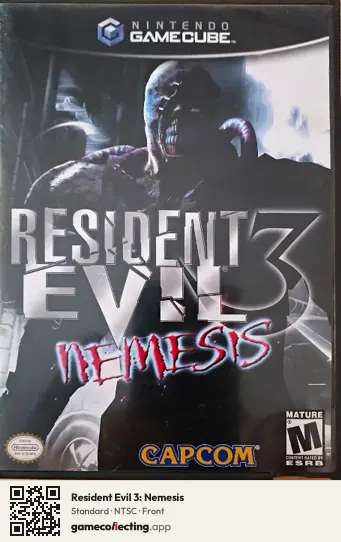 Resident Evil 3: Nemesis Nintendo GameCube, NTSC box front