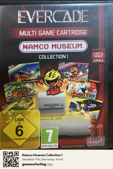 Namco Museum Collection 1 Evercade, Germany box front