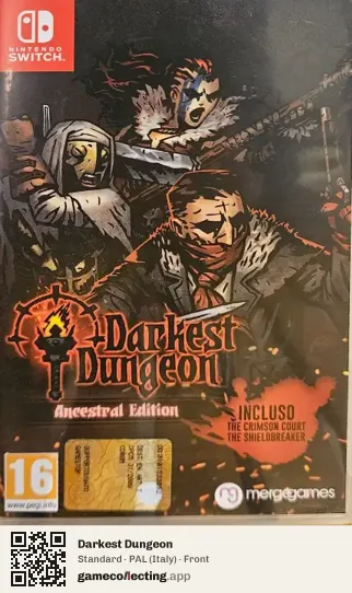 Darkest Dungeon Nintendo Switch, Italy box front