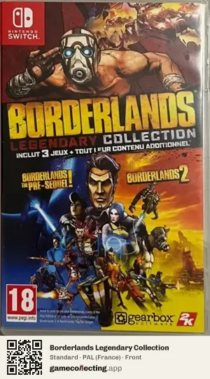 Borderlands Legendary Collection Nintendo Switch, France box front