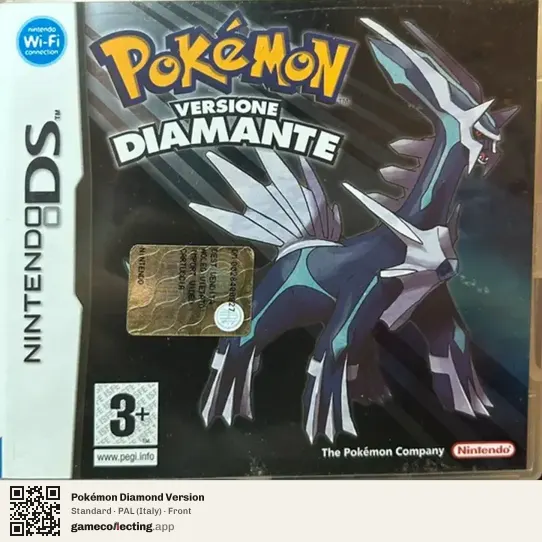 Pokémon Diamond Version Nintendo DS, Italy box front