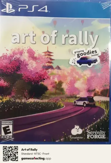 Art of Rally PlayStation 4, NTSC box front