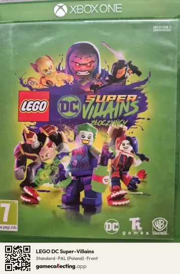LEGO DC Super-Villains Xbox One, Poland box front
