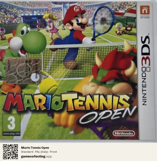 Mario Tennis Open Nintendo 3DS, Italy box front
