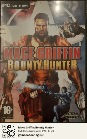 Mace Griffin: Bounty Hunter Computer, PAL box front
