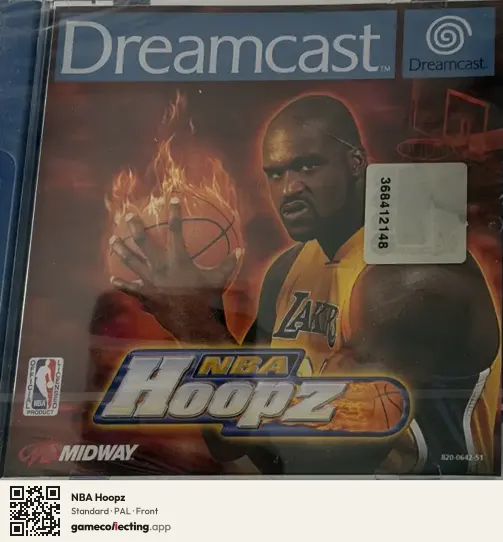 NBA Hoopz Sega Dreamcast, PAL box front