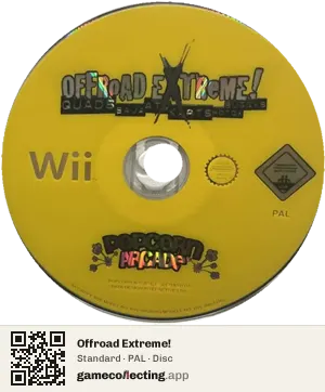 Offroad Extreme! Nintendo Wii, PAL disc