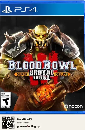 Blood Bowl 3 PlayStation 4, NTSC box front