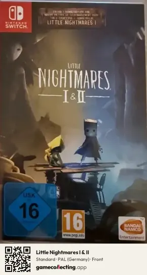 Little Nightmares I & II Nintendo Switch, Germany box front