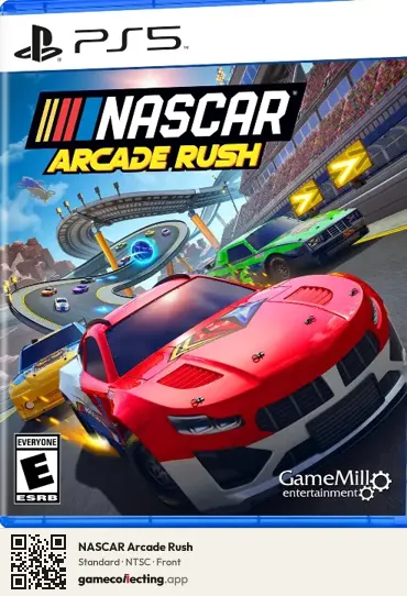 NASCAR Arcade Rush PlayStation 5, NTSC box front