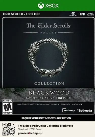The Elder Scrolls Online Collection: Blackwood Xbox One, NTSC box front