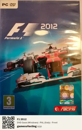 F1 2012 Computer, Italy box front