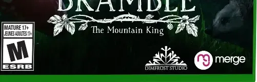 Bramble: The Mountain King, the ESRB box on its front