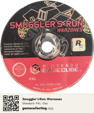 Smuggler's Run: Warzones Nintendo GameCube, PAL disc