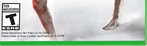 EA Sports UFC, the ESRB box on its front