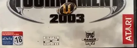 Unreal Tournament 2003, the ADESE mark on its front