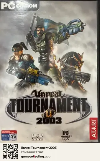 Unreal Tournament 2003 Computer, Spain box front