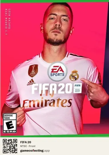 FIFA 20 Xbox One, NTSC box front