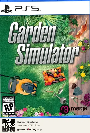 Garden Simulator PlayStation 5, NTSC box front