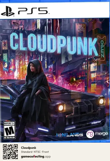 Cloudpunk PlayStation 5, NTSC box front