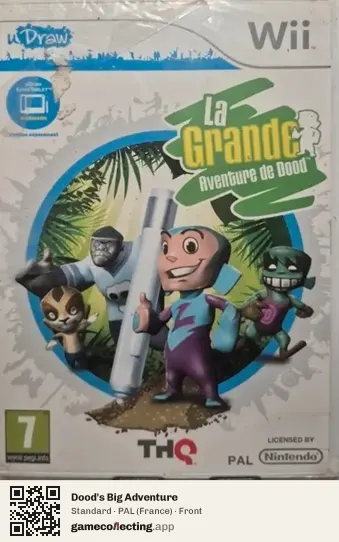 Dood's Big Adventure Nintendo Wii, France box front