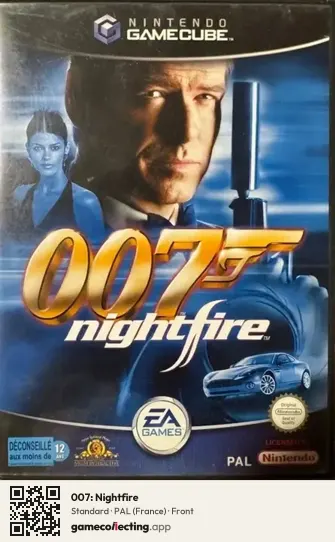 007: Nightfire Nintendo GameCube, France box front