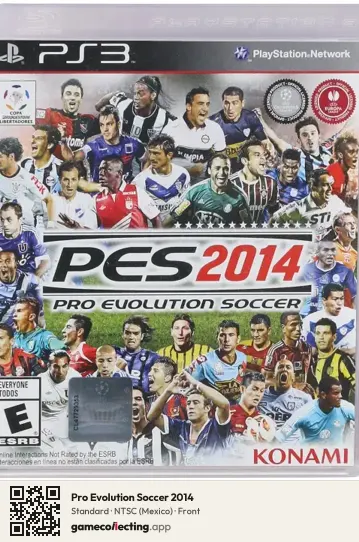 Pro Evolution Soccer 2014 PlayStation 3, Mexico box front
