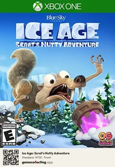 Ice Age: Scrat's Nutty Adventure Xbox One, NTSC box front