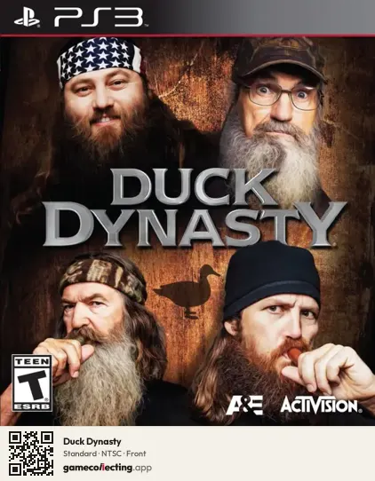 Duck Dynasty PlayStation 3, NTSC box front
