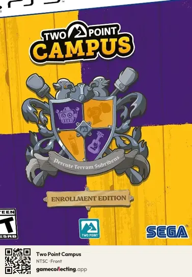 Two Point Campus PlayStation 5, NTSC box front