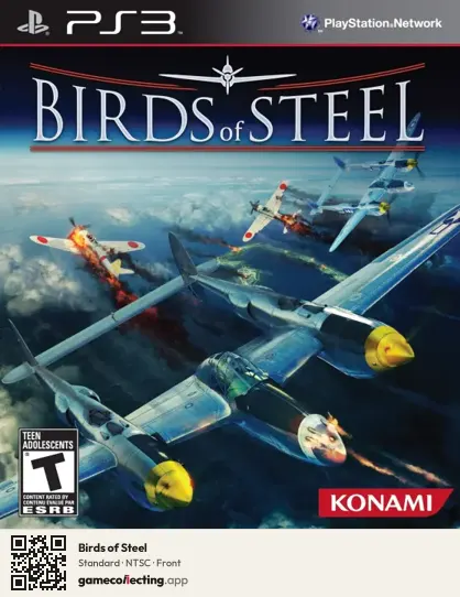Birds of Steel PlayStation 3, NTSC box front