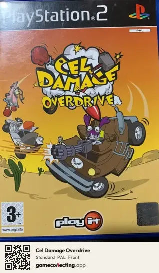 Cel Damage Overdrive PlayStation 2, PAL box front
