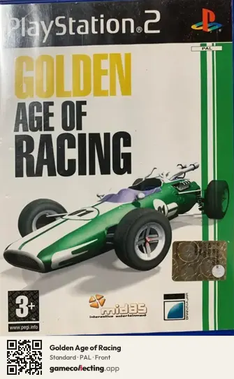 Golden Age of Racing PlayStation 2, PAL box front