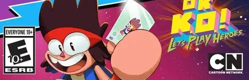 Steven Universe: Save the Light / OK K.O.! Let's Play Heroes, the ESRB box on its front